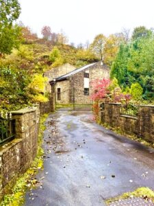 Entrance from the roadside