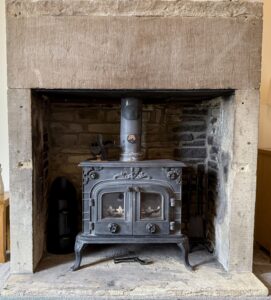 Beautiful Victorian look log burner