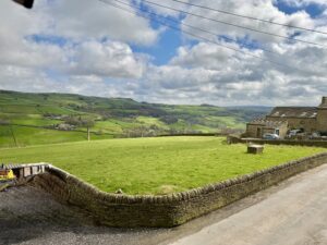 views from The Master Bedroom across the valley